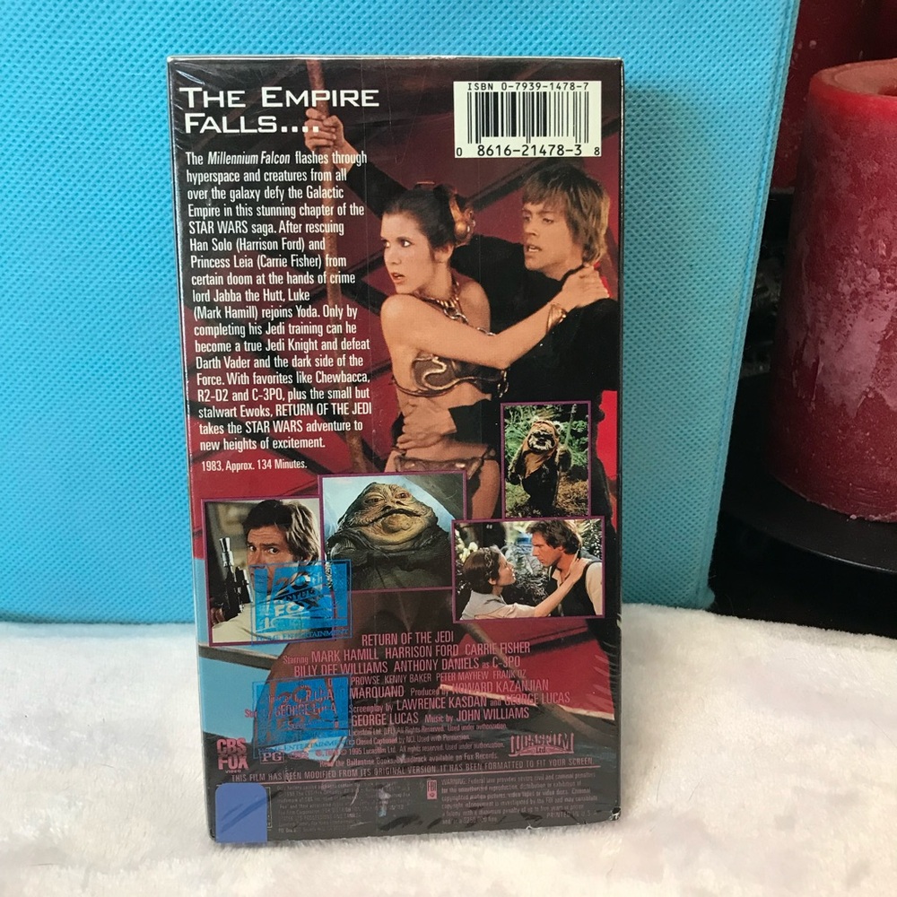 Collectible Star Wars Return of the Jedi (VHS, 1995) Original Trilogy New Sealed - Picture 6 of 13